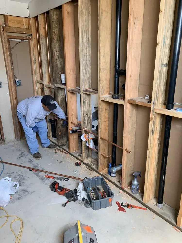 Commercial rough-in plumbing for Gas Line Repair in Corcoran